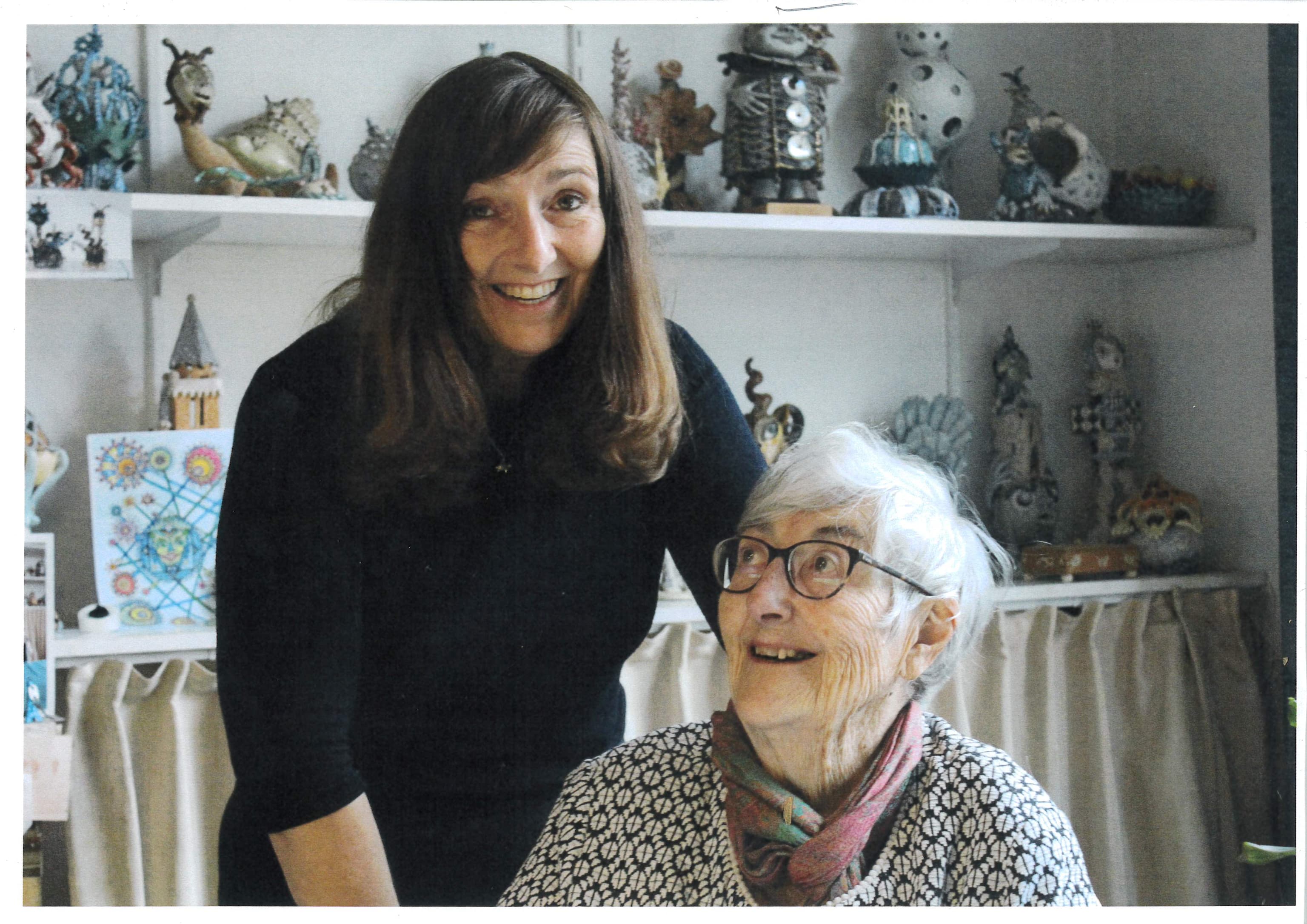 Mevrouw Bossinade-den Houting en haar dochter, Haarlem herfst 2021